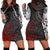 Viking Hoodie Dress Odin Raven Rune Futhark Blood RLT12 - Wonder Print Shop