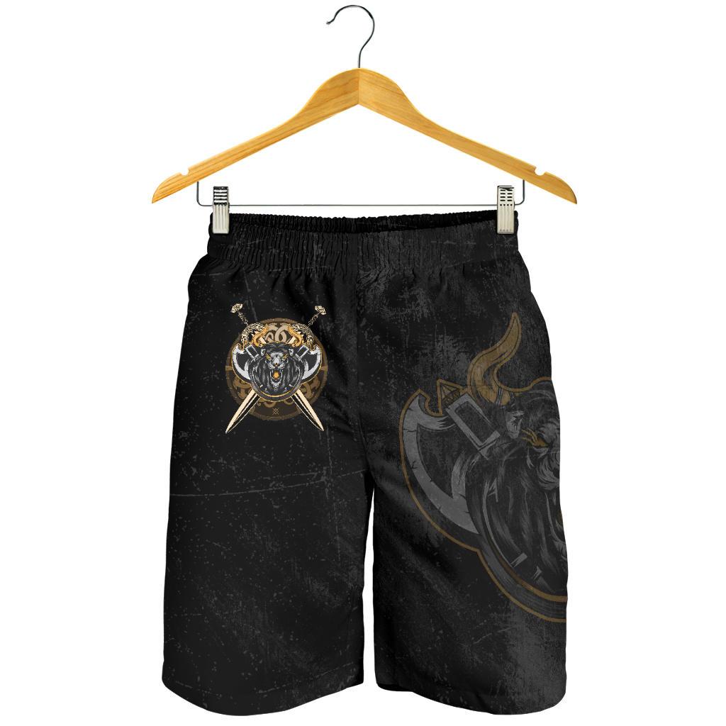 viking-all-over-print-mens-shorts-lion