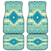 Pattern Ethnic Native American Front and Back Car Mats Set Of 4 LT10 - Wonder Print Shop
