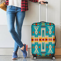 Turquoise Tribe Design Native American Luggage Covers LT10 - Wonder Print Shop