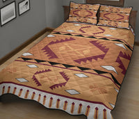 Pink Purple Pattern Native American Quilt Bed Set LT10 - Wonder Print Shop