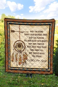 Native American May The Star Carry Your Sadness Away Premium Quilt LT10 - Wonder Print Shop