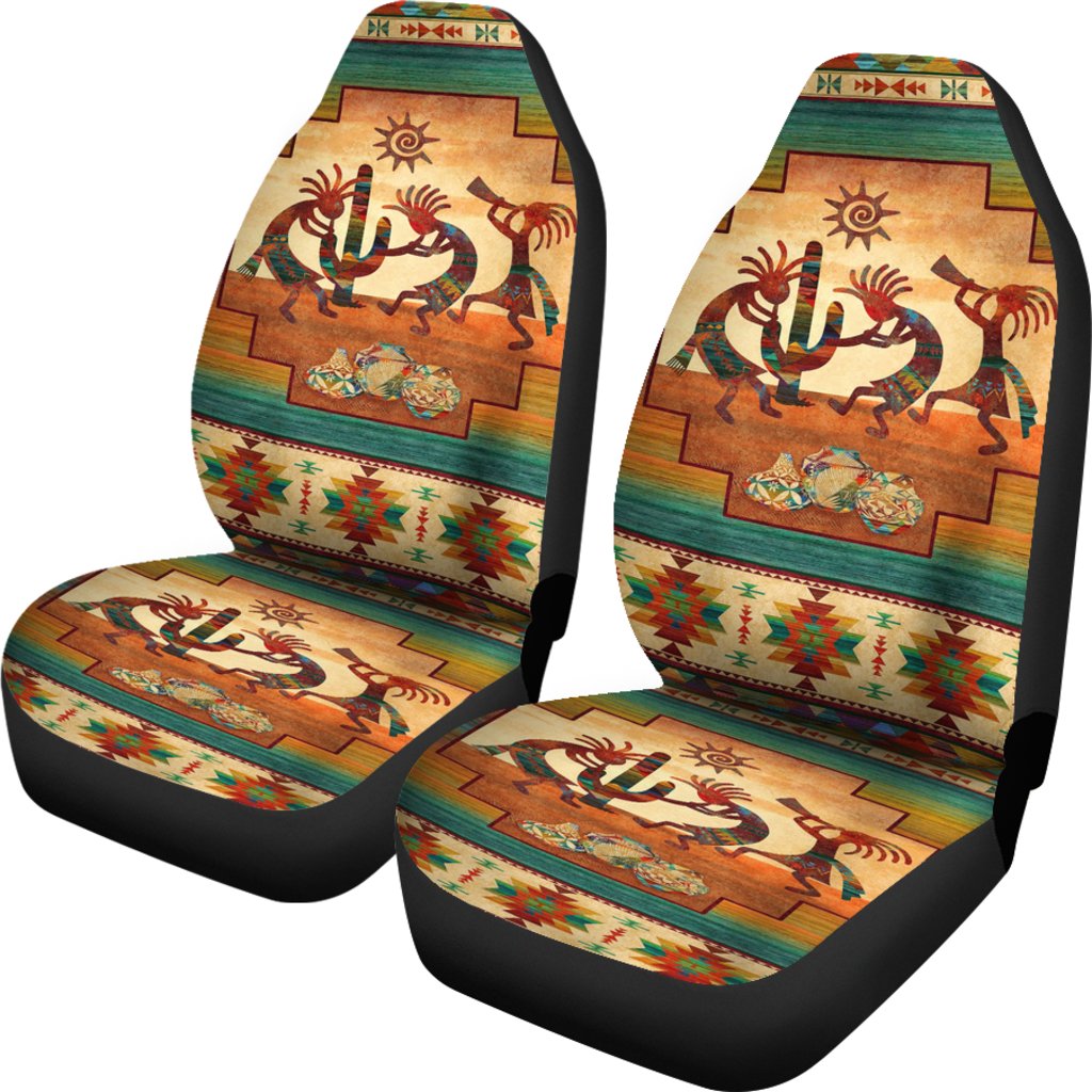 Kokopelli Totems Native American Car Seat Covers LT10 - Wonder Print Shop