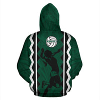 Polynesian Hawaii Womens Volleyball Team Supporter All Over Hoodie - Wonder Print Shop