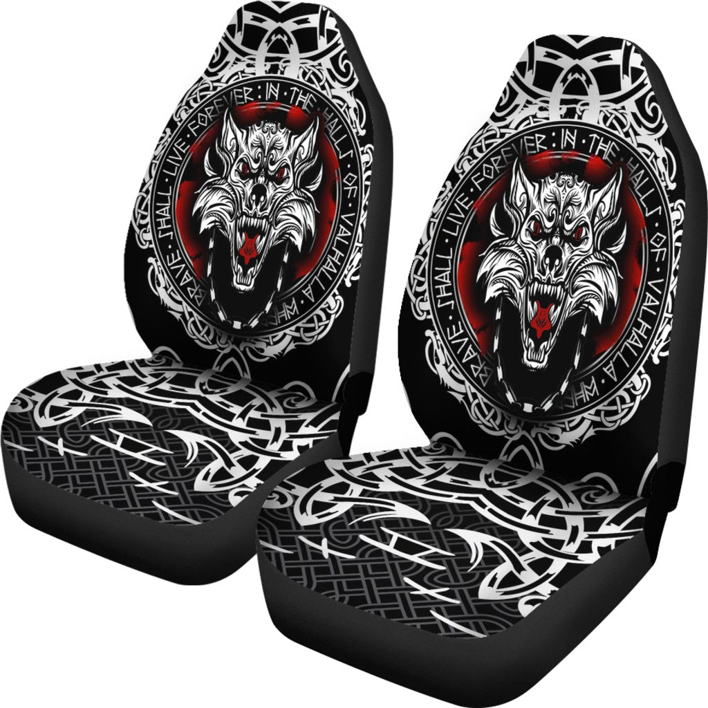 Viking Car Seat Covers, Fenrir Wolf RLT12 - Wonder Print Shop