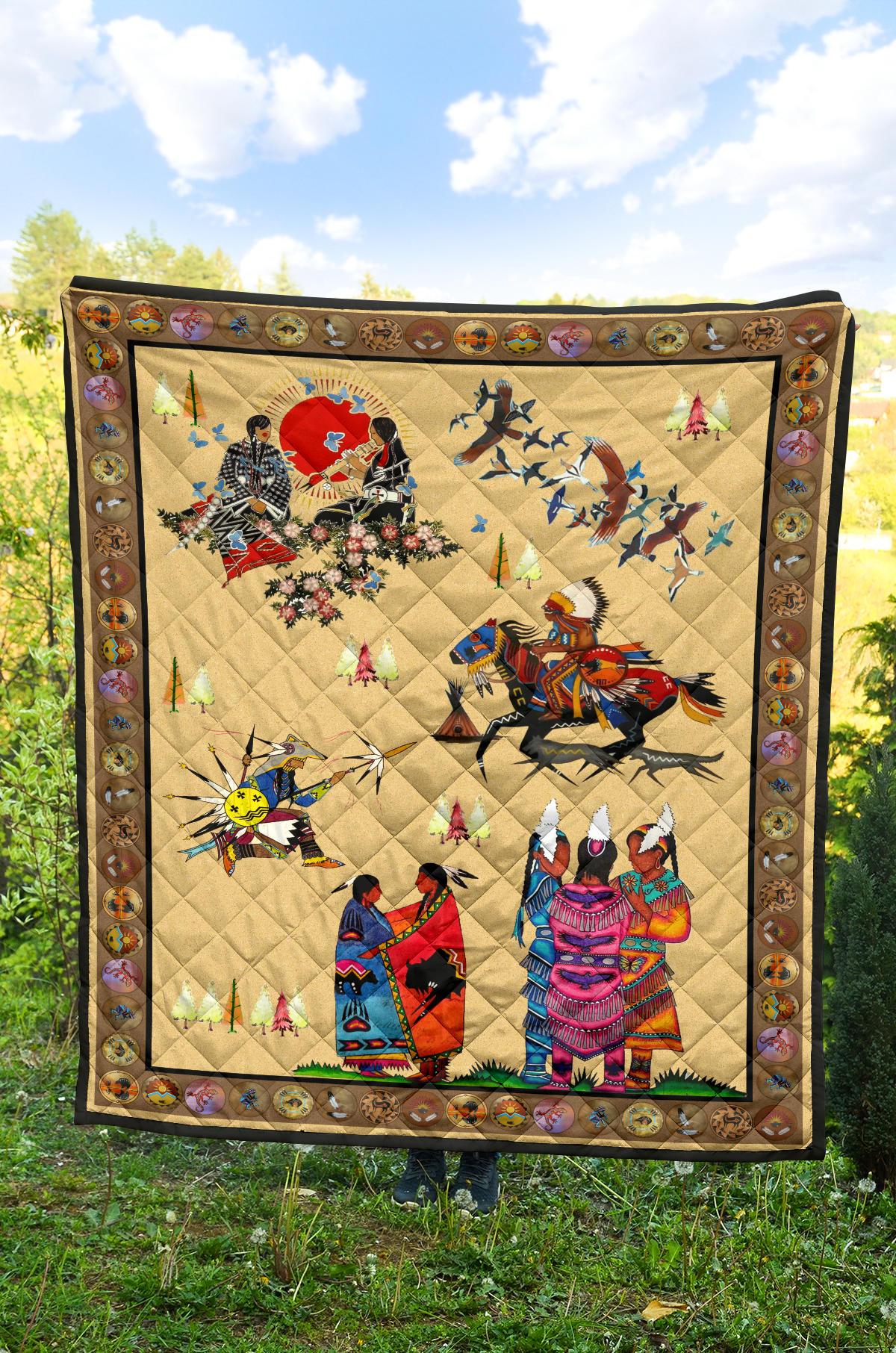 Native American Culture Premium Quilt LT10 - Wonder Print Shop