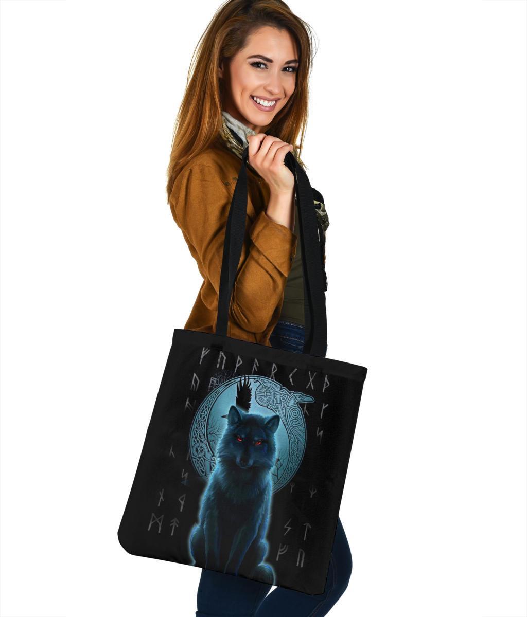 viking-tote-bag-fenrir-viking-wolf-and-moon