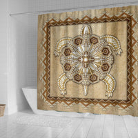 turble-totem-native-american-design-shower-curtain
