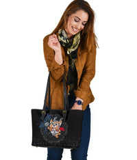 Viking Small Leather Tote - Thorgi RLT12 - Wonder Print Shop