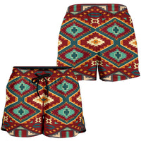 native-american-united-tribes-pattern-all-over-print-women-shorts