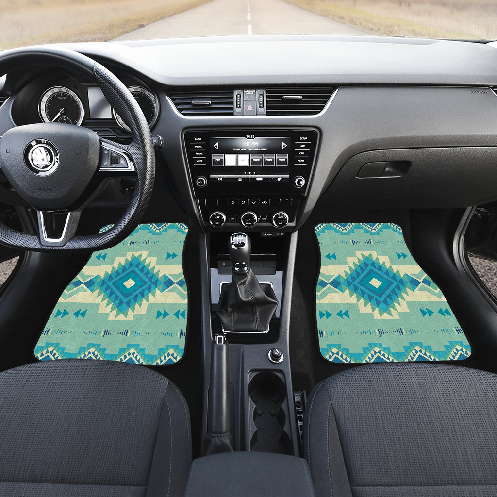 Pattern Ethnic Native American Front and Back Car Mats Set Of 4 LT10 - Wonder Print Shop