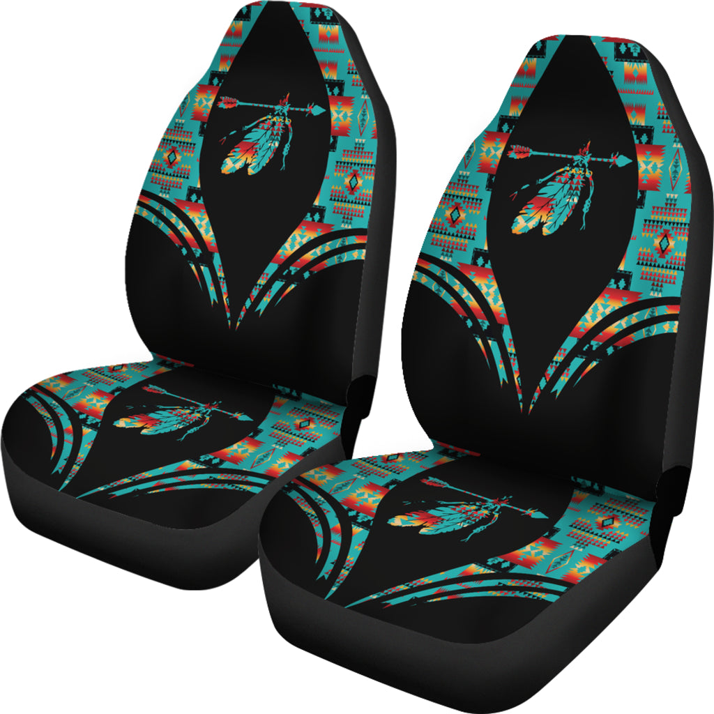 Pattern Feather Native American Car Seat Cover LT10 - Wonder Print Shop