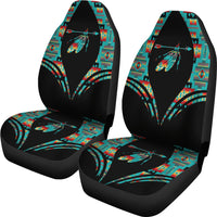 Pattern Feather Native American Car Seat Cover LT10 - Wonder Print Shop
