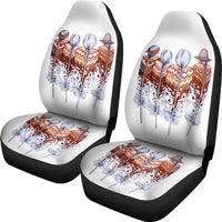 Feather Girls Car Seat Covers LT10 - Wonder Print Shop