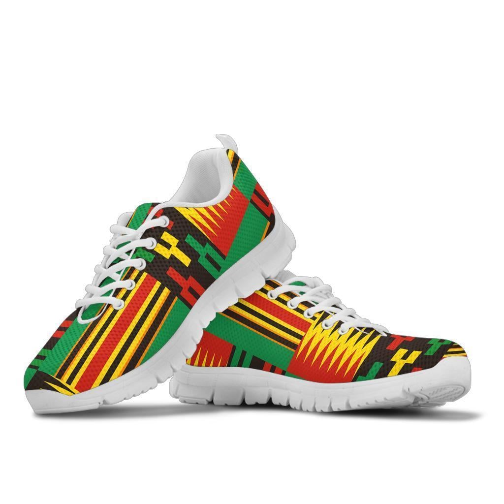 African Shoes - Adwinasa Kente Sneakers - Wonder Print Shop