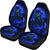 Blue Fire Horse Car Seat Covers LT10 - Wonder Print Shop