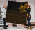 Viking Premium Quilt - The Raven Of Odin Rune, Gold RLT12 - Wonder Print Shop