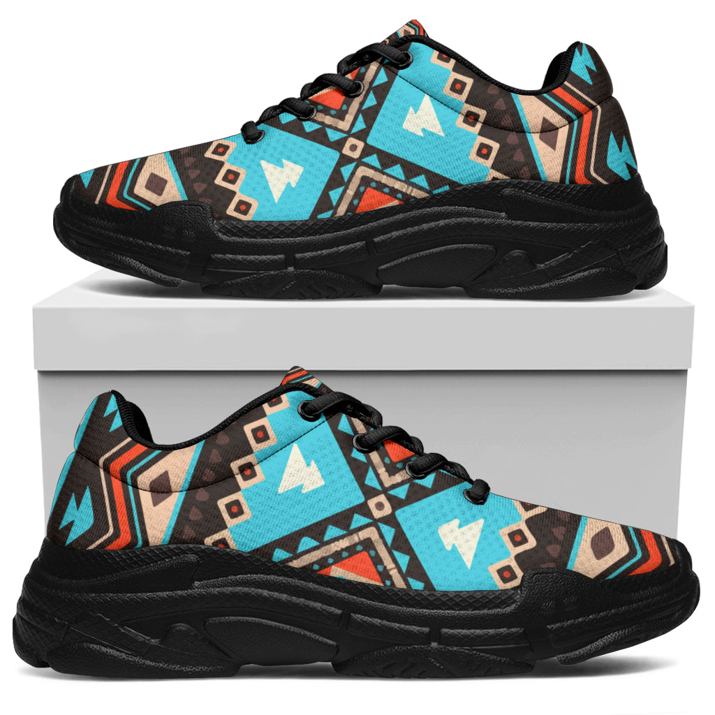 native-american-line-shapes-ethnic-pattern-chunky-sneakers