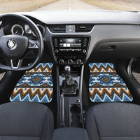 Native American Retro Colors Tribal Seamless Front and Back Car Mats Set Of 4 LT10 - Wonder Print Shop