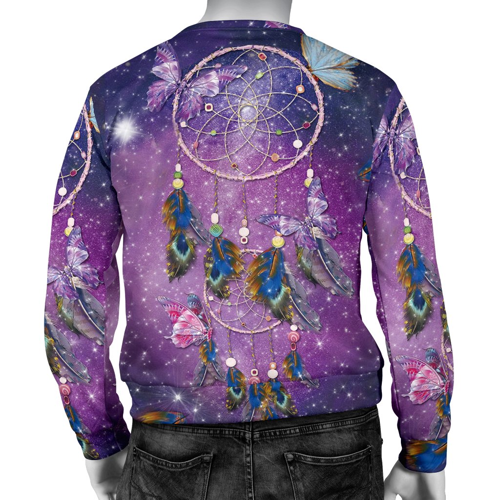 Purple Galaxy Dreamcatcher Native American 3D Sweatshirt LT10 - Wonder Print Shop
