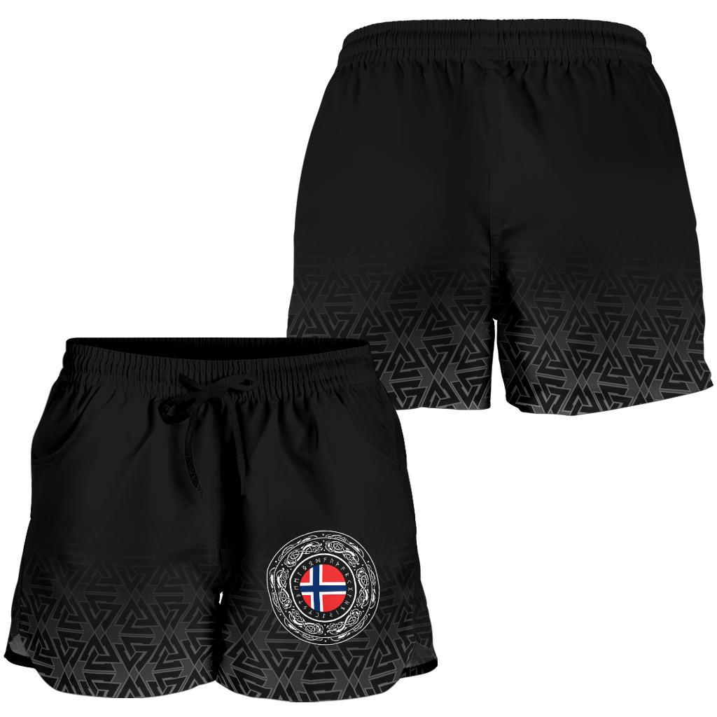 viking-womens-shorts-norway-coat-of-arms