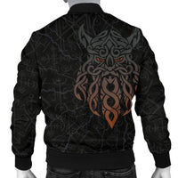 Viking Men's Bomber Jacket, Odin God Furthark Tattoo Special RLT12 - Wonder Print Shop
