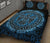 Viking Quilt Bed Set - Raven Celtic Cyan RLT12 - Wonder Print Shop