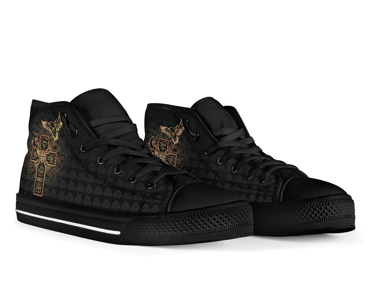 viking-high-top-shoes-odins-celtic-raven-tattoo
