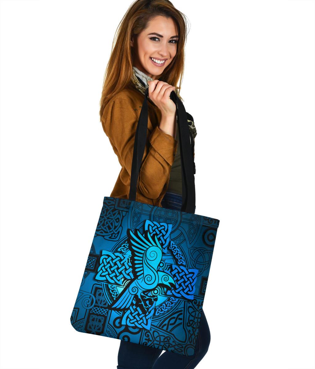 viking-tote-bag-raven-odin-celtic-cyan