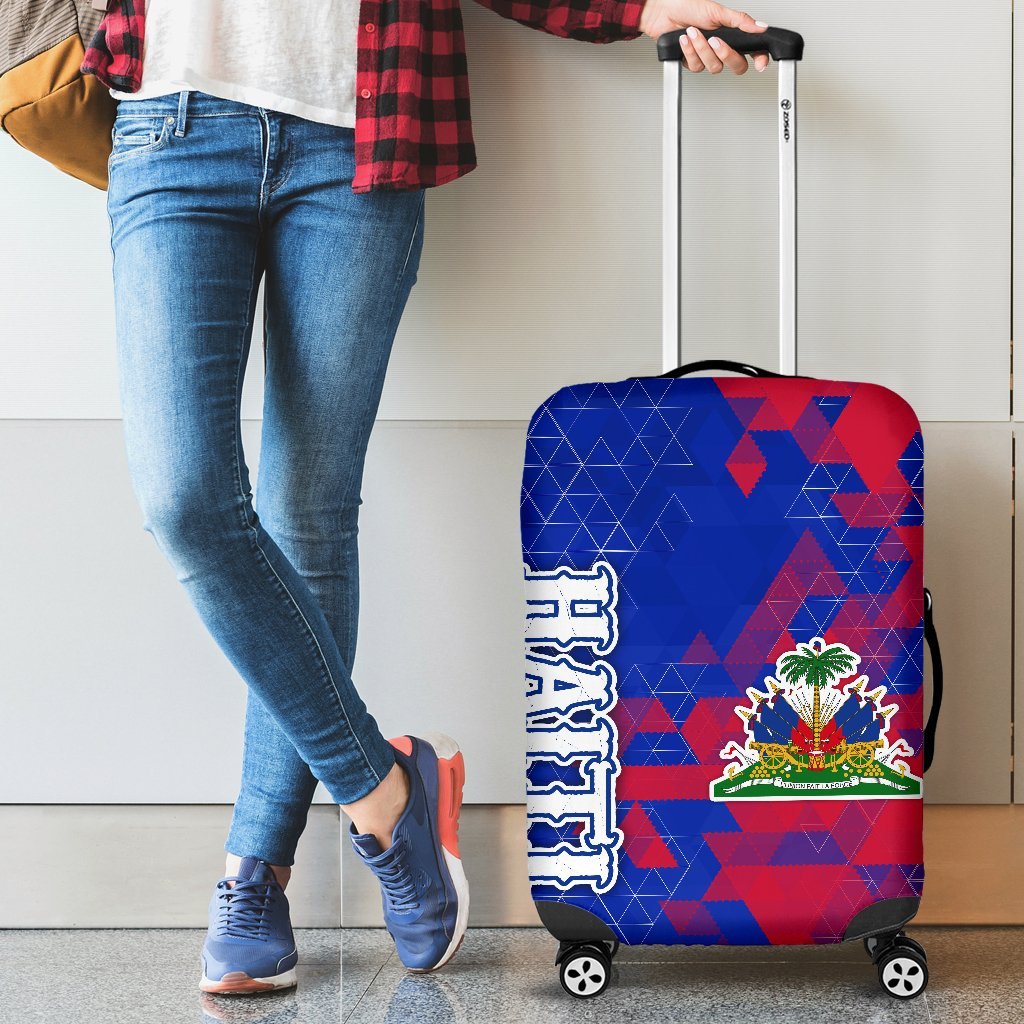 haiti-luggage-covers-national-flag-polygon-style