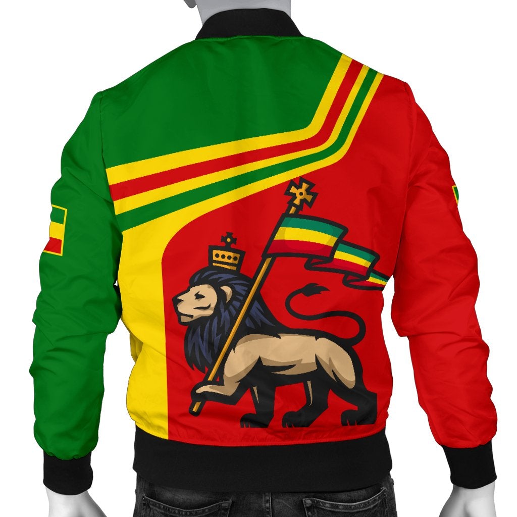 Wonder Print Shop Jacket Ethiopia Bomber Aliyah Style LT10 - Wonder Print Shop