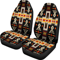 Black Tribe Design Native American Car Seat Covers LT10 - Wonder Print Shop