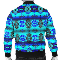 Sovereign Nation Midnight Flat Men's Bomber Jacket LT10 - Wonder Print Shop