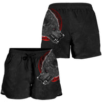 viking-womens-shorts-wolf-and-blood-moon