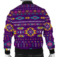 Light Purple Men's Bomber Jacket LT10 - Wonder Print Shop