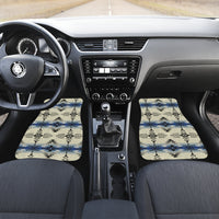 Native American Seamless Geometric Pattern Front and Back Car Mats Set Of 4 LT10 - Wonder Print Shop