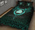 Viking Quilt Bed Set Three Raven and Valknut Cyan RLT12 - Wonder Print Shop