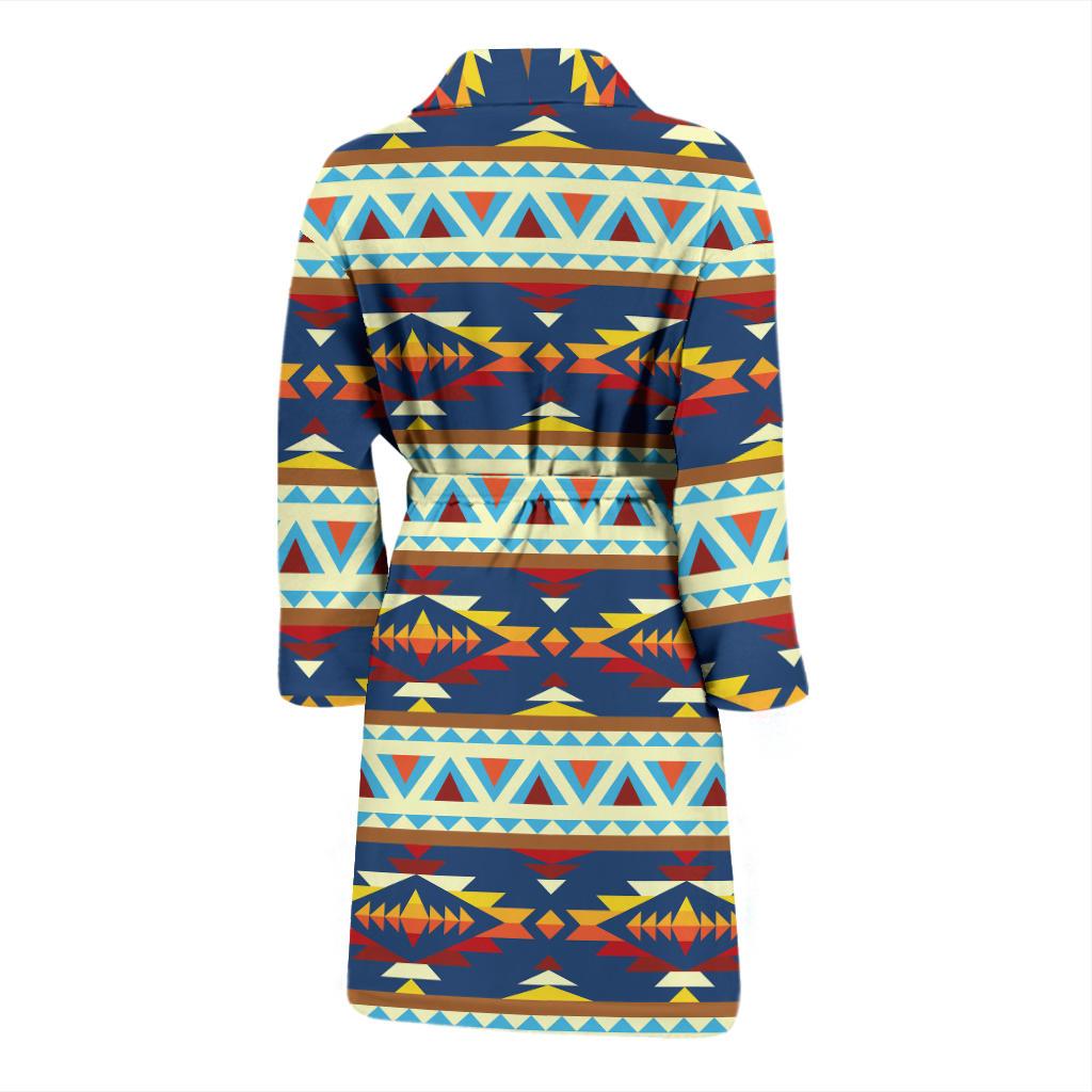 blue-pattern-native-american-bath-robe