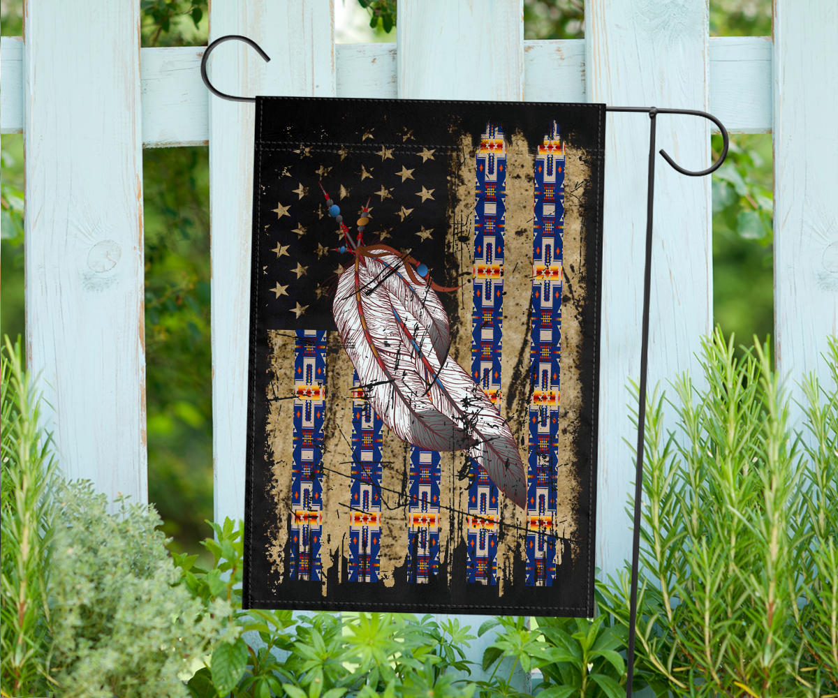 Feathers Native American Flag Decor LT10 - Wonder Print Shop