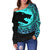 Viking Off Shoulder Sweater - Fenrir Norse Wolf RLT12 - Wonder Print Shop