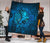 Viking Premium Quilt - Raven Odin Celtic Cyan RLT12 - Wonder Print Shop