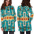 Turquoise Tribe Design Native American Hoodie Dress LT10 - Wonder Print Shop