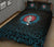 Viking Quilt Bed Set - Raven Celtic Cyan RLT12 - Wonder Print Shop