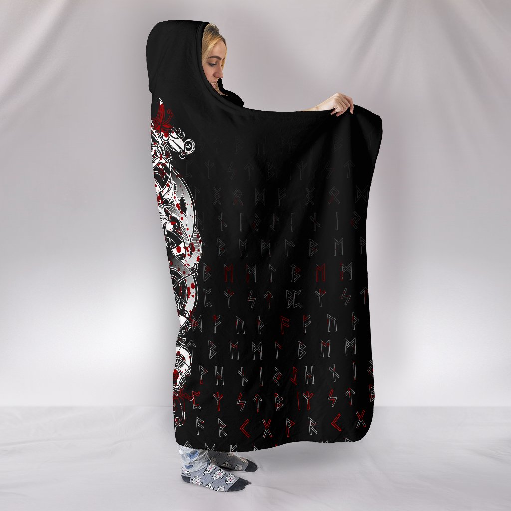 viking-tyr-tattoo-blood-hooded-blanket