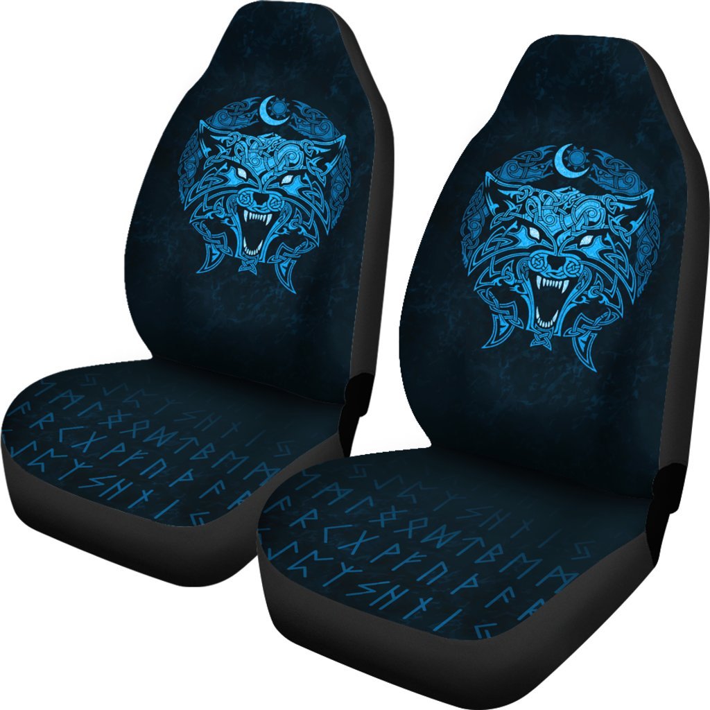 Viking Car Seat Covers, Fenrir Wolf RLT12 - Wonder Print Shop