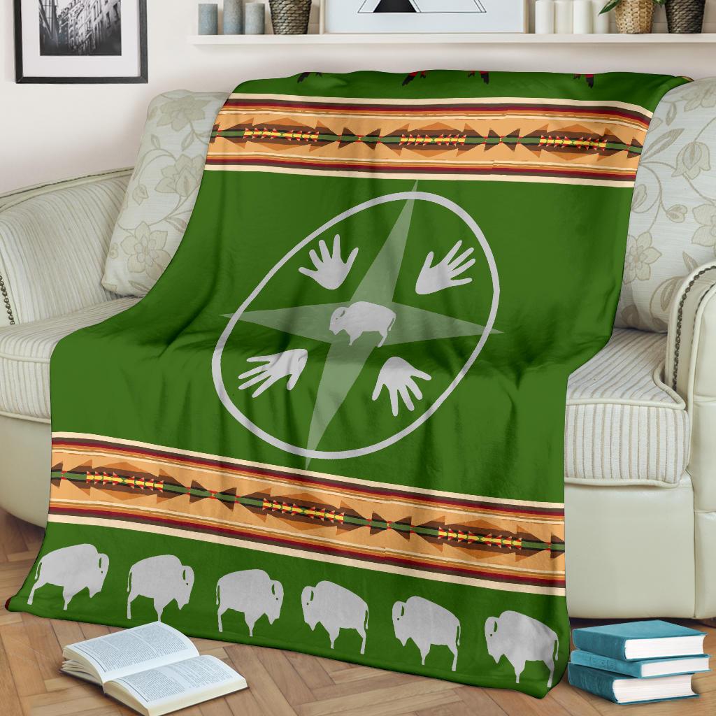 bison-medicine-wheels-native-american-pride-premium-blanket