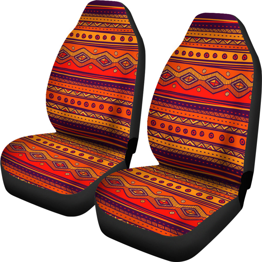 Pattern Color Orange Car Seat Cover LT10 - Wonder Print Shop