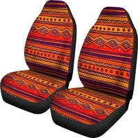 Pattern Color Orange Car Seat Cover LT10 - Wonder Print Shop