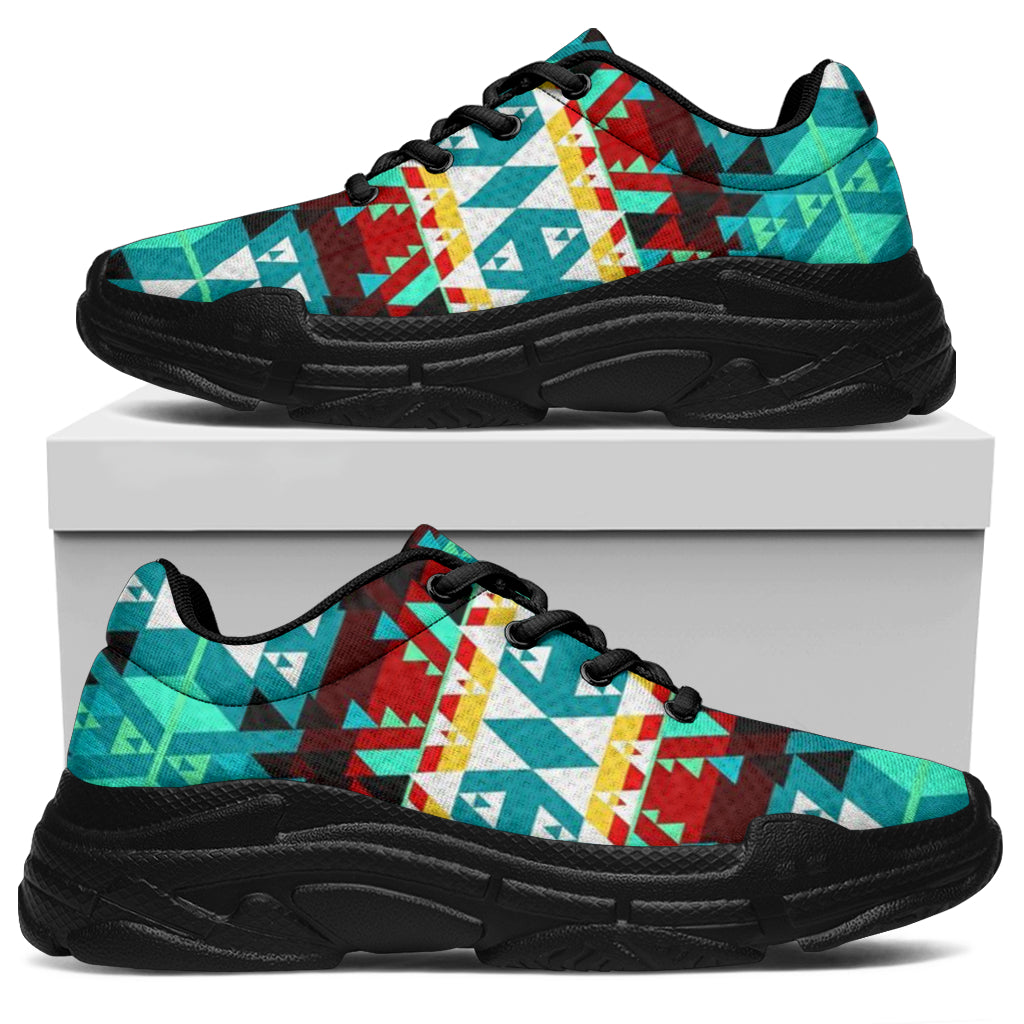 pattern-native-american-chunky-sneakers