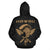 Polynesian Kakau Helmet Weapon Gold - Kanaka Warrior Hoodie - Wonder Print Shop